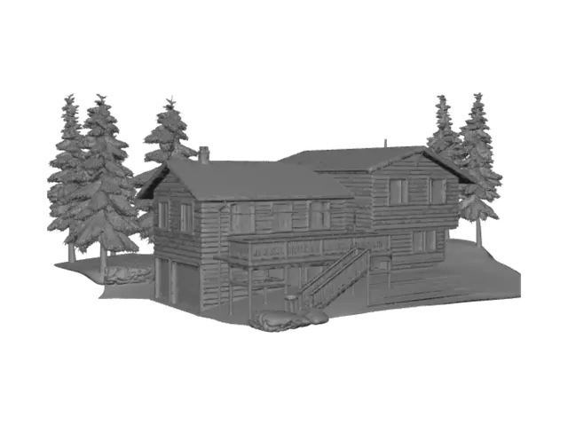 3D model for Hilltop Snow Lodge