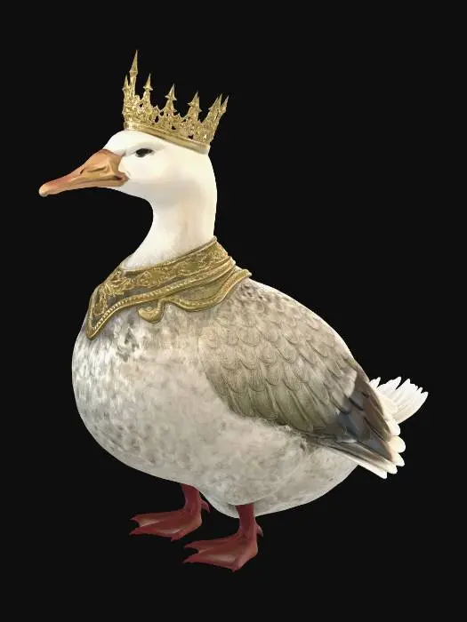 3D model for Crowned Monarch of the Marsh, #EasterEgg2026#