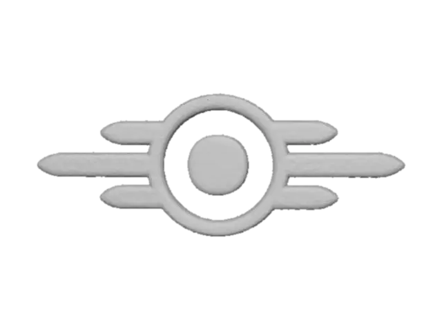 3D model for Vault-Tec Logo