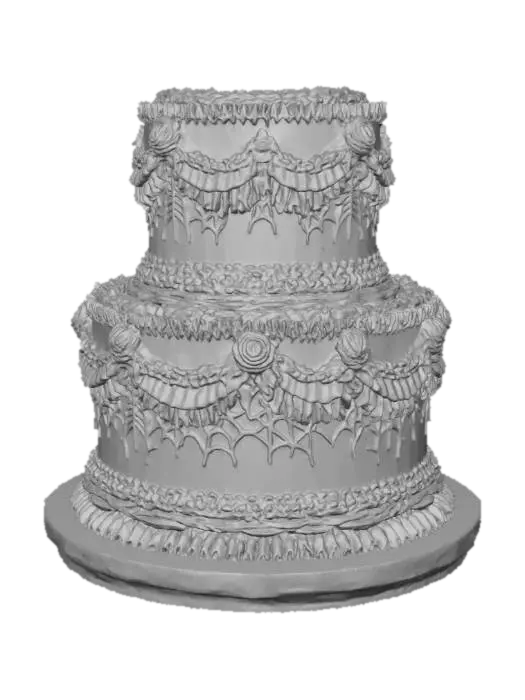3D model for Spiderweb Celebration Cake, #Halloween2025#