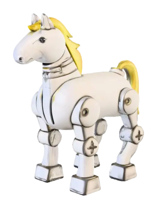 3D model for Robotic Horse Illustration