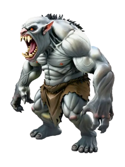 Mountain Menace - Beasts 3D model, vytvořený pomocí AI
