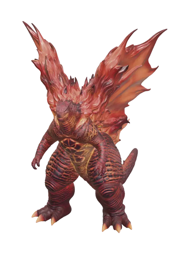 3D model for Modern Burning Godzilla