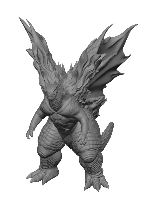 3D model for Modern Burning Godzilla