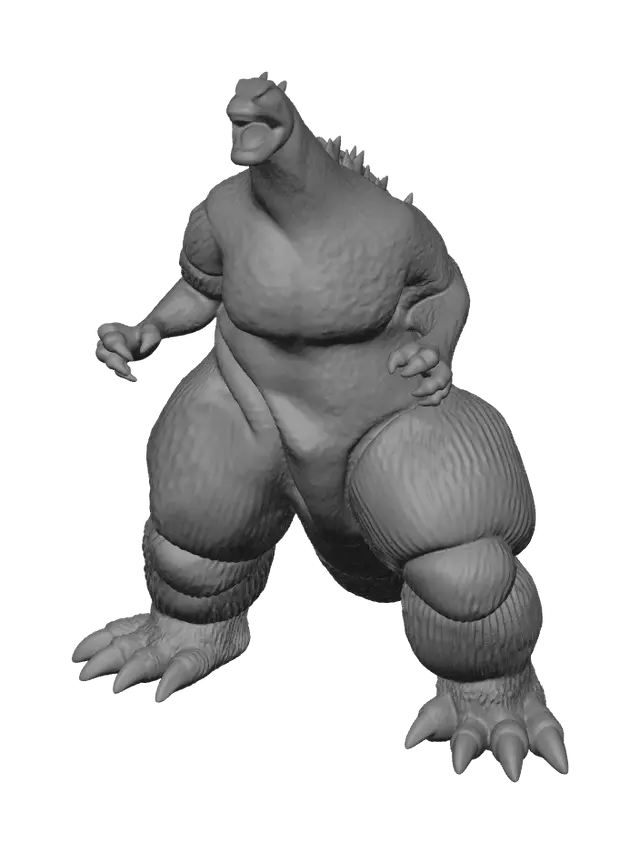 3D model for Burning Godzilla
