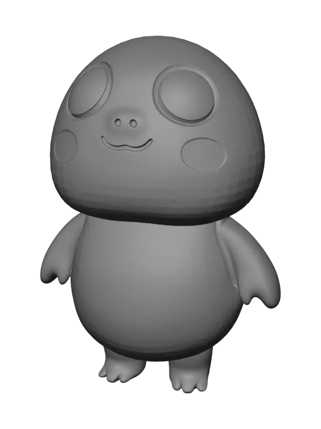 3D model for Create a cute collectible 3D creature model for a Roblox game called "Squishies". The creature should look like a premium viral Roblox collectible, similar to a mix between a plush toy, a mascot, and a fantasy pet.

Design:

Small round body with soft squishy proportions
Oversized head and tiny body
Big expressive glossy eyes
Cute simple facial expression
Soft rubber/plush material appearance
Rounded shapes with no sharp edges
Bright playful colors
High-quality Roblox-style modeling

The creature should look like something players would want to collect, display in their base, and steal from other players.

Style:

Cute cartoon 3D toy aesthetic
Front-page Roblox simulator quality
Clean topology
Optimized for Roblox
Looks good from all angles
Detailed enough to feel valuable but simple enoug