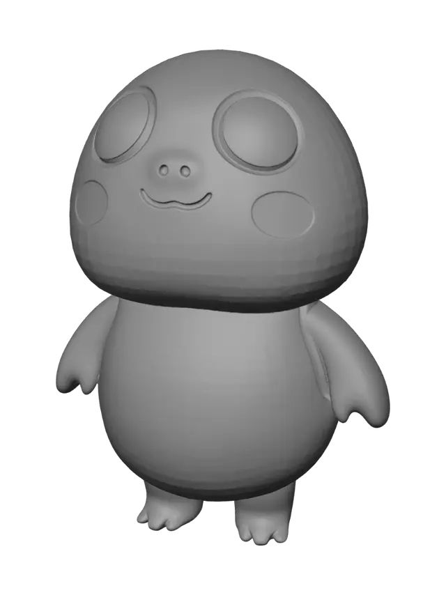 3D model for Create a cute collectible 3D creature model for a Roblox game called "Squishies". The creature should look like a premium viral Roblox collectible, similar to a mix between a plush toy, a mascot, and a fantasy pet.

Design:

Small round body with soft squishy proportions
Oversized head and tiny body
Big expressive glossy eyes
Cute simple facial expression
Soft rubber/plush material appearance
Rounded shapes with no sharp edges
Bright playful colors
High-quality Roblox-style modeling

The creature should look like something players would want to collect, display in their base, and steal from other players.

Style:

Cute cartoon 3D toy aesthetic
Front-page Roblox simulator quality
Clean topology
Optimized for Roblox
Looks good from all angles
Detailed enough to feel valuable but simple enoug