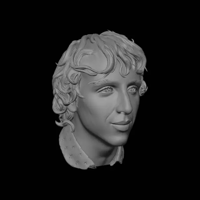 3D model for Leafy Portrait