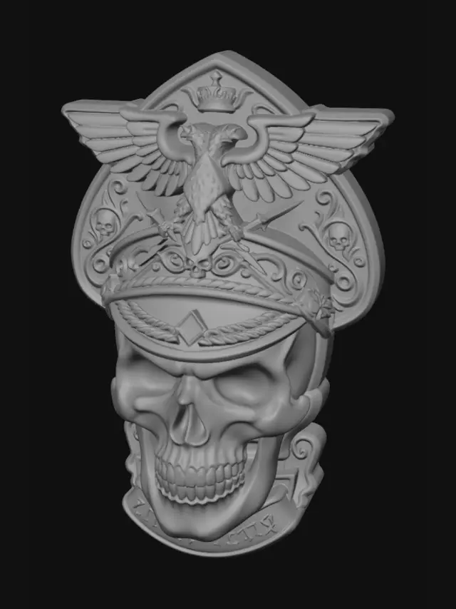 3D model for Imperial Skull Crest
