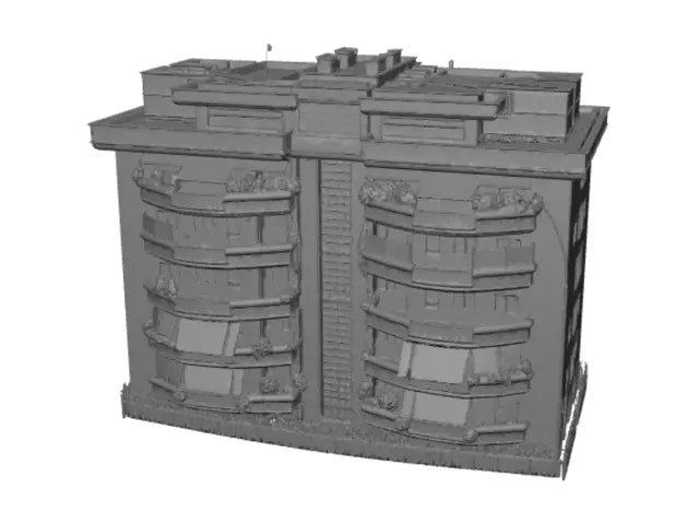 3D model for Curved Balcony Residences