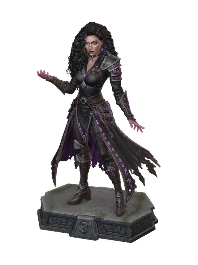 3D model for Violet Sigil Wielder
