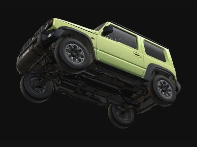 3D model for Lime Green Suzuki Jimny