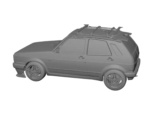 3D model for Smiling VW in the Driveway