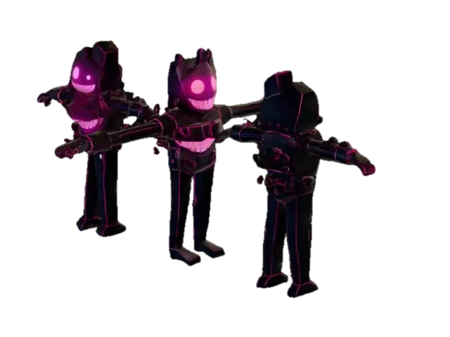 The Corruption 3D model, vytvořený pomocí AI
