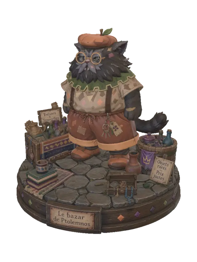 3D model for Le bazar de Ptolemnos
