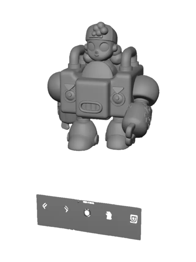 3D model for Colorful Mecha Rider