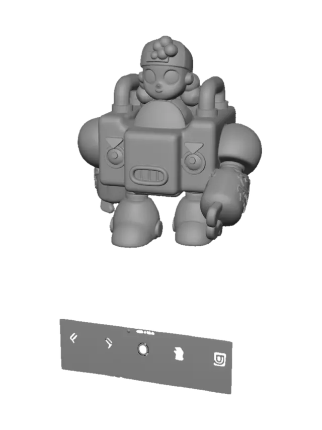 3D model for Colorful Mecha Rider