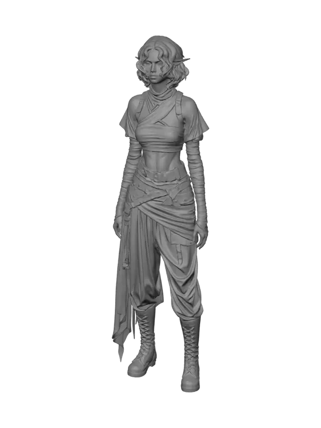 3D model for Midnight Warden
