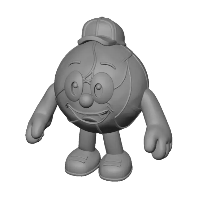 3D model for Smiling Cartoon Character