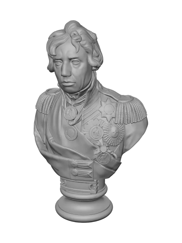 3D model for Bust of Admiral Nelson