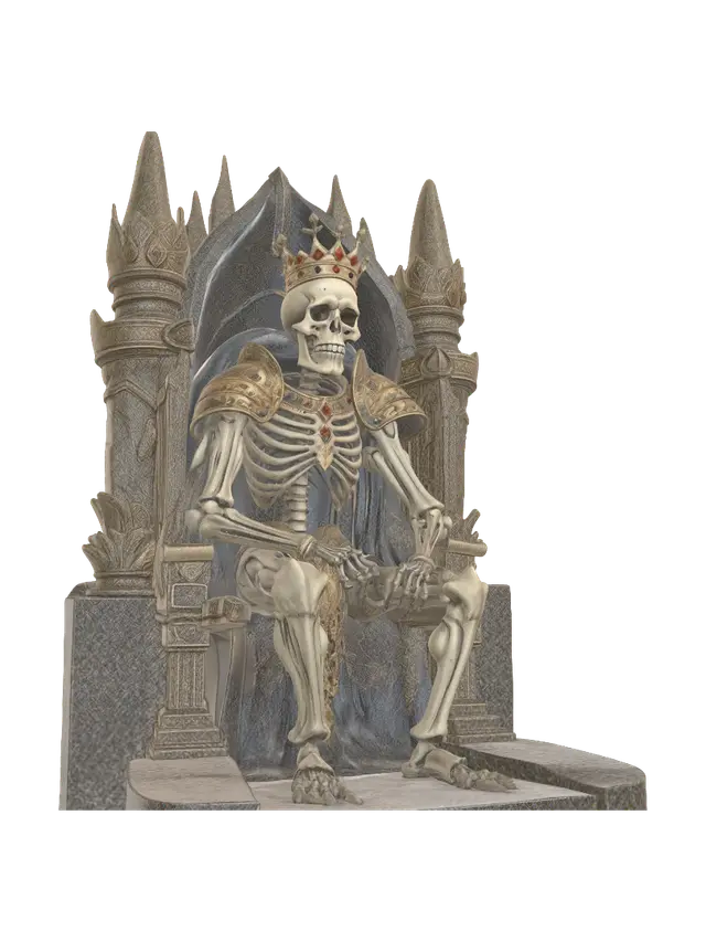 3D model for The Gilded Bone King