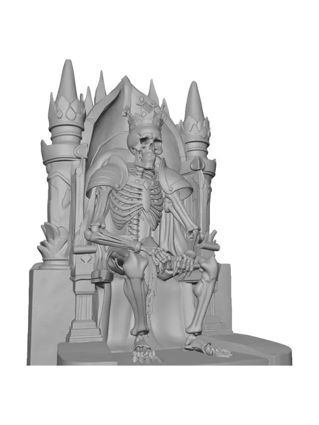 3D model for The Gilded Bone King