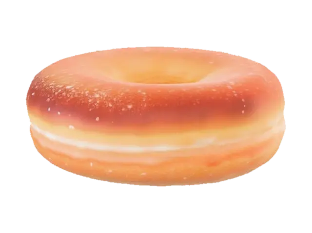3D model for plain donut