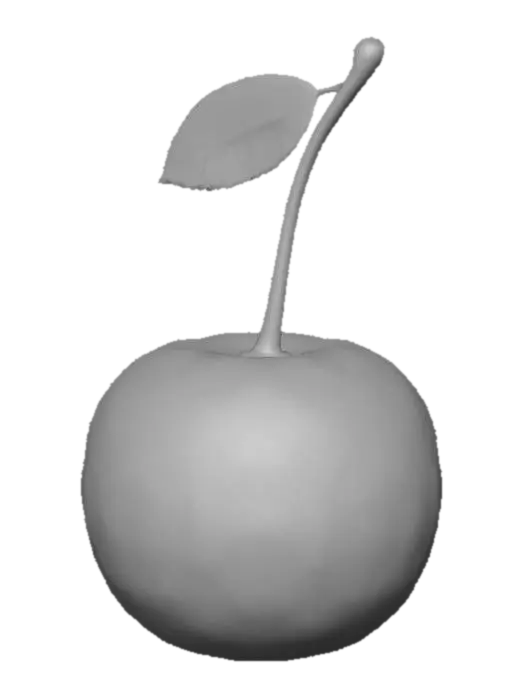3D model for cherry, red