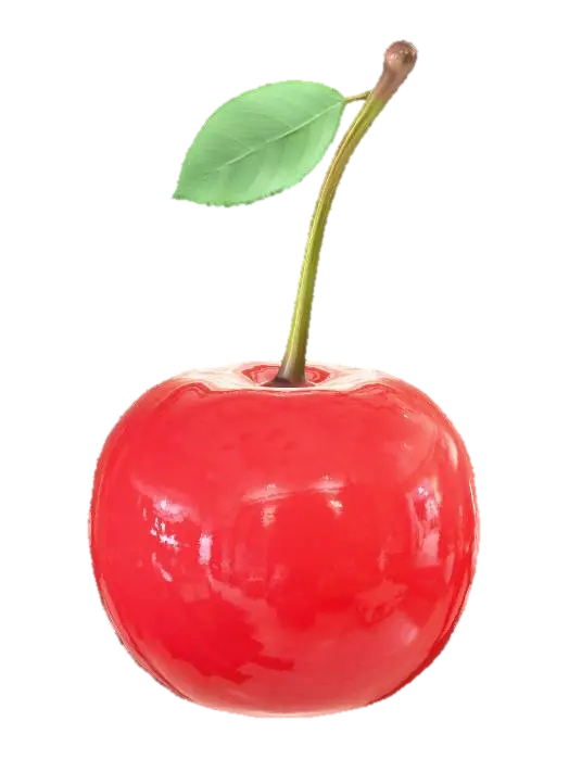 3D model for cherry, red