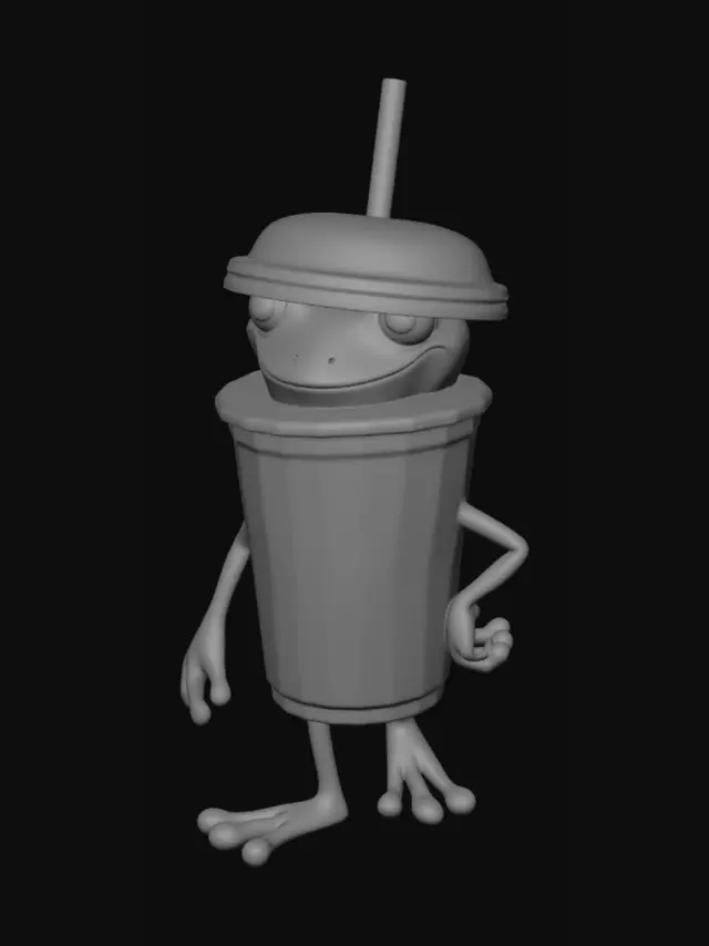 3D model for Neon Soda Frog