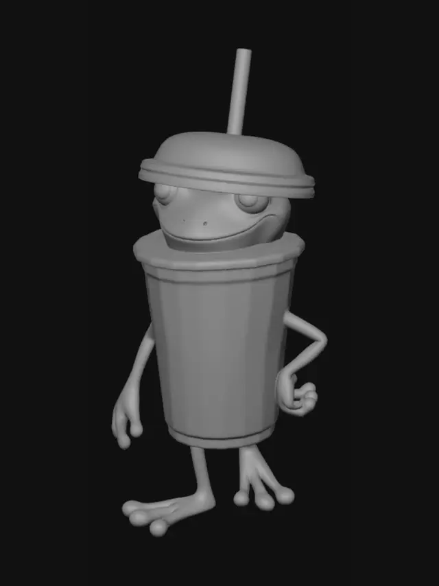 3D model for Neon Soda Frog