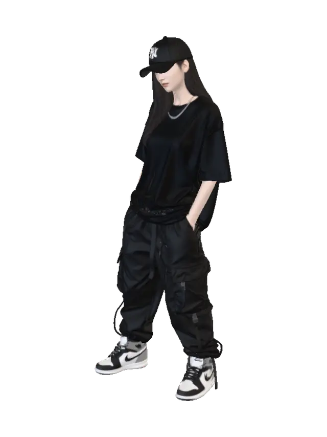 3D model for Monochrome Street Style