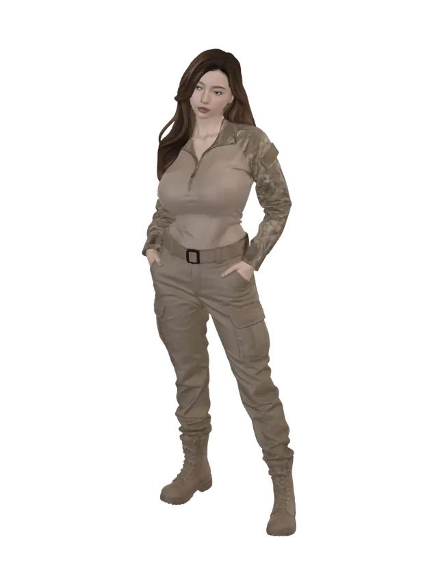 3D model for Desert Ranger