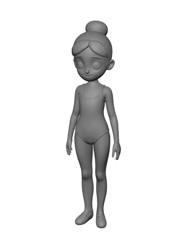 3D model for Little Ballerina