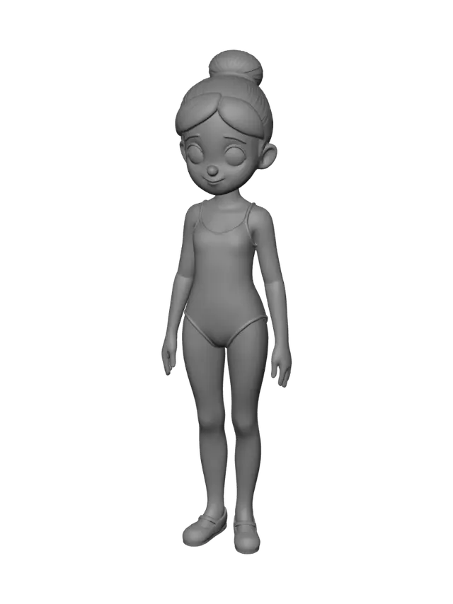 3D model for Little Ballerina