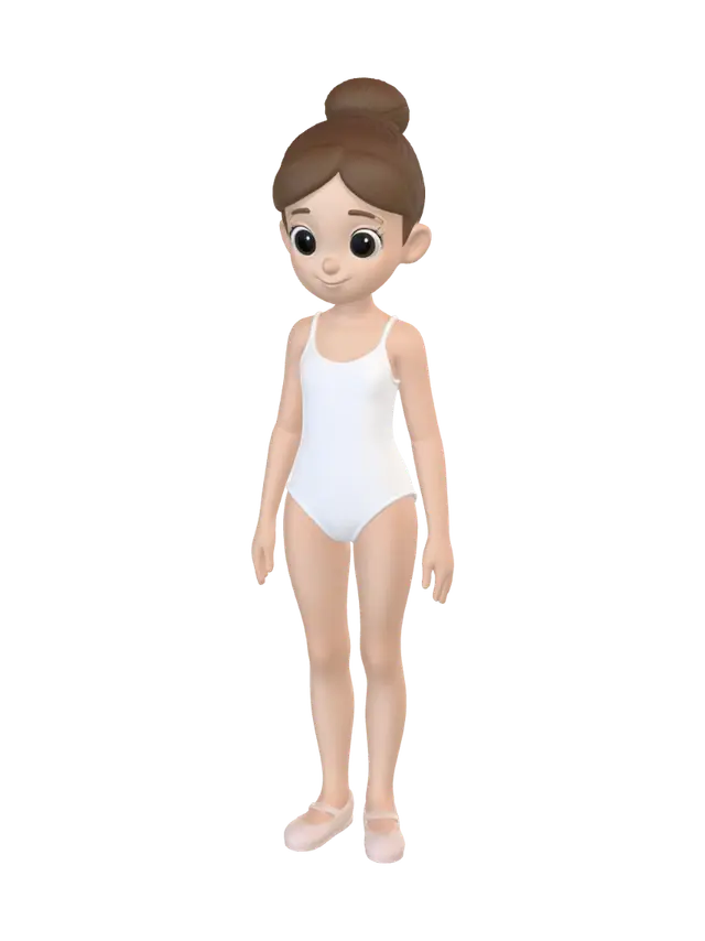 3D model for Little Ballerina