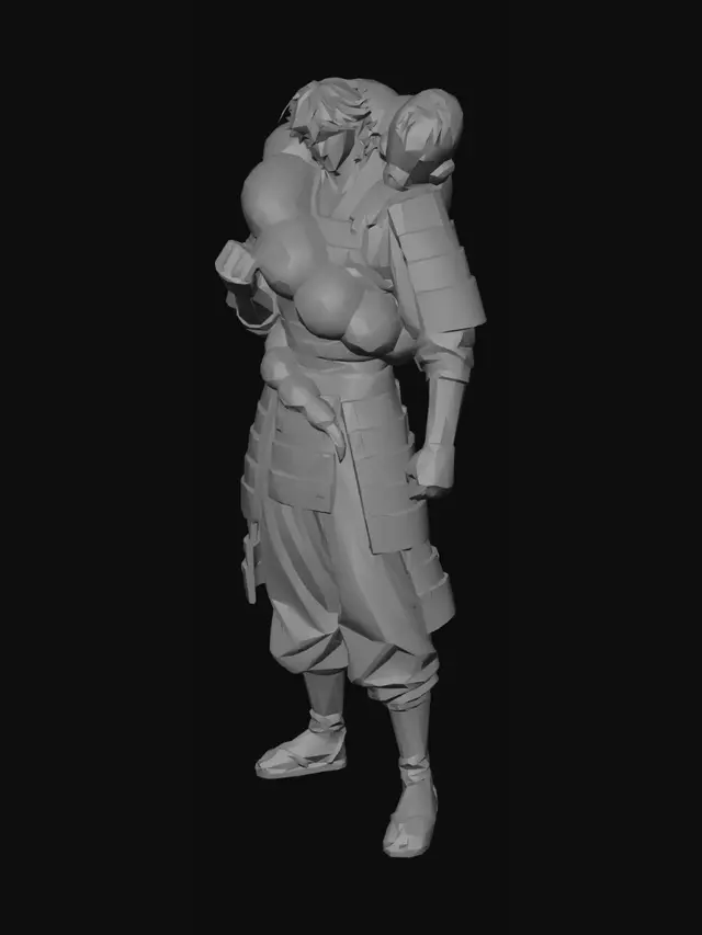 3D model for Serpentbound Samurai