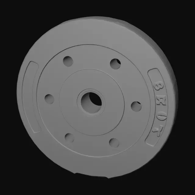 3D model for Диск тормозной 19,5 см из ABS-пластика