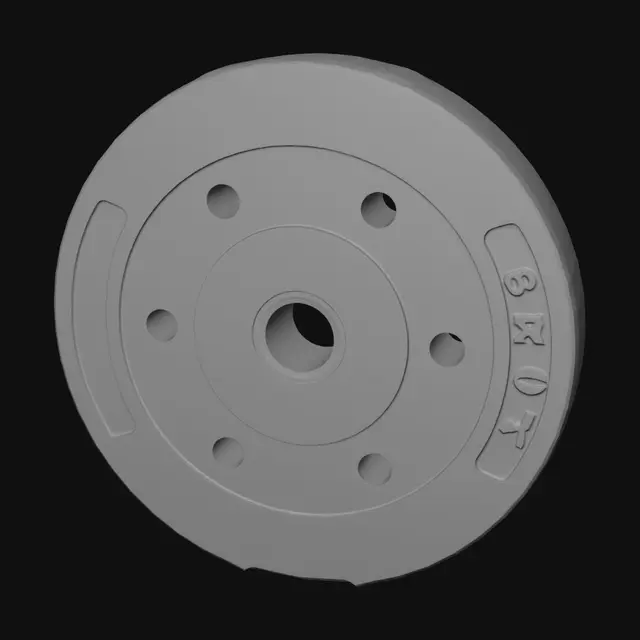 3D model for Диск тормозной 19,5 см из ABS-пластика