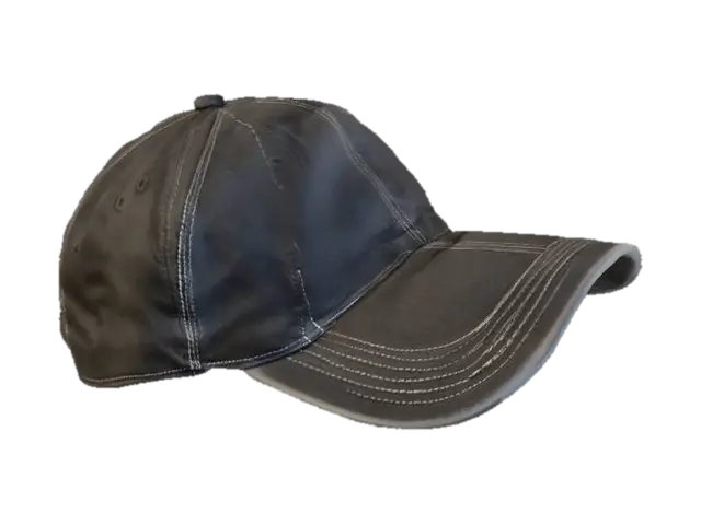Washed BLACK basebal cap - E 3D model, vytvořený pomocí AI