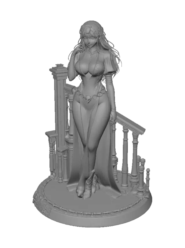 3D model for Crimson Enchantress at Sunset