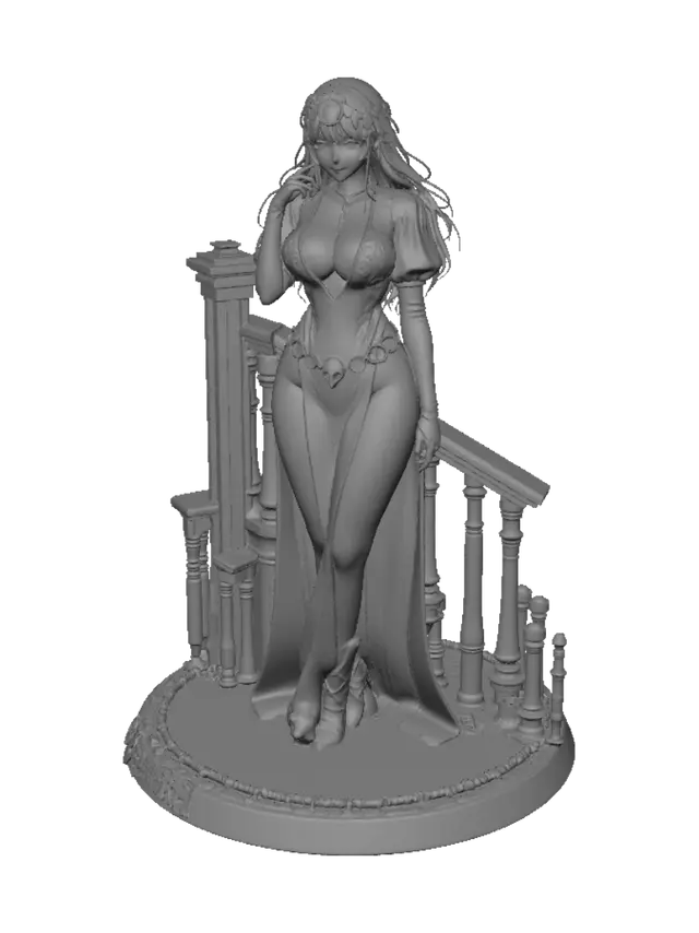 3D model for Crimson Enchantress at Sunset