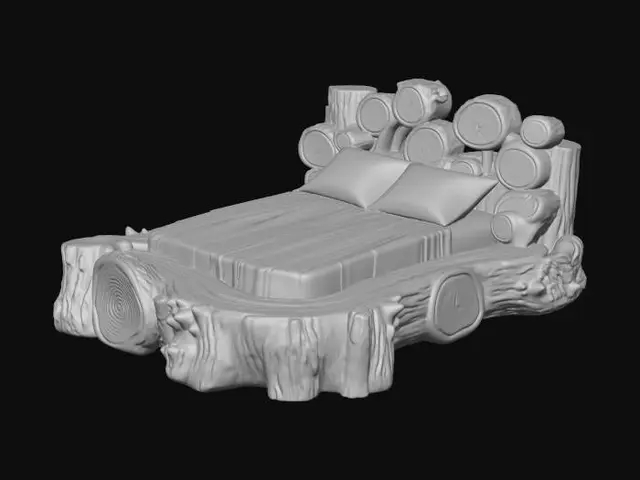 3D model for bed