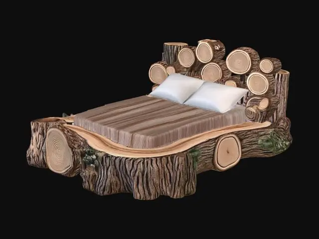 3D model for bed