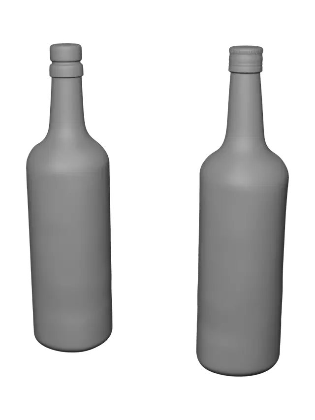3D model for Amber Bottle Duo