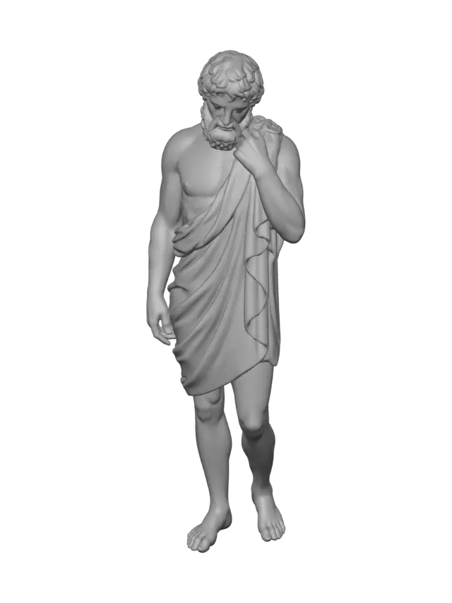 3D model for The Philosopher's Pause