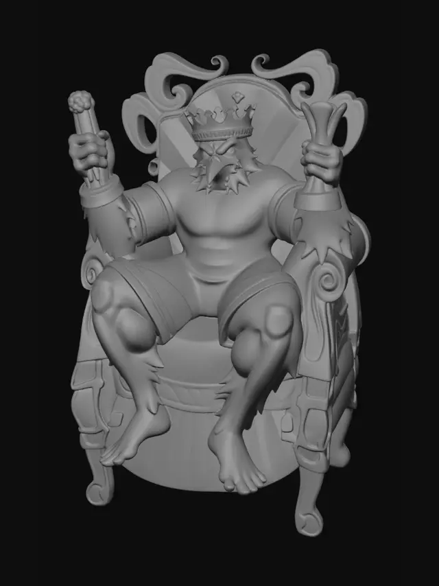 3D model for Regal Eagle on the Throne