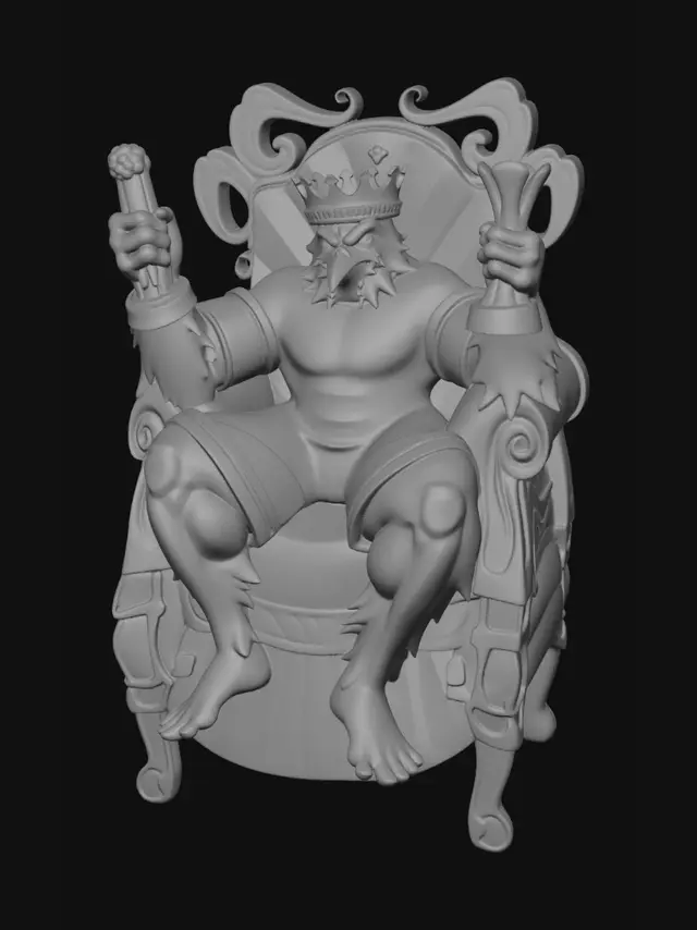 3D model for Regal Eagle on the Throne