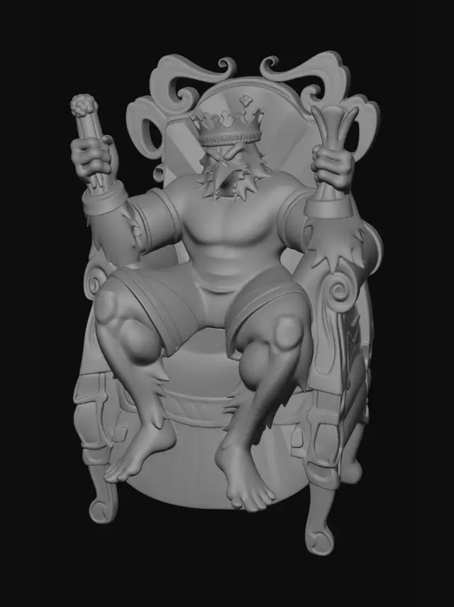 3D model for Regal Eagle on the Throne