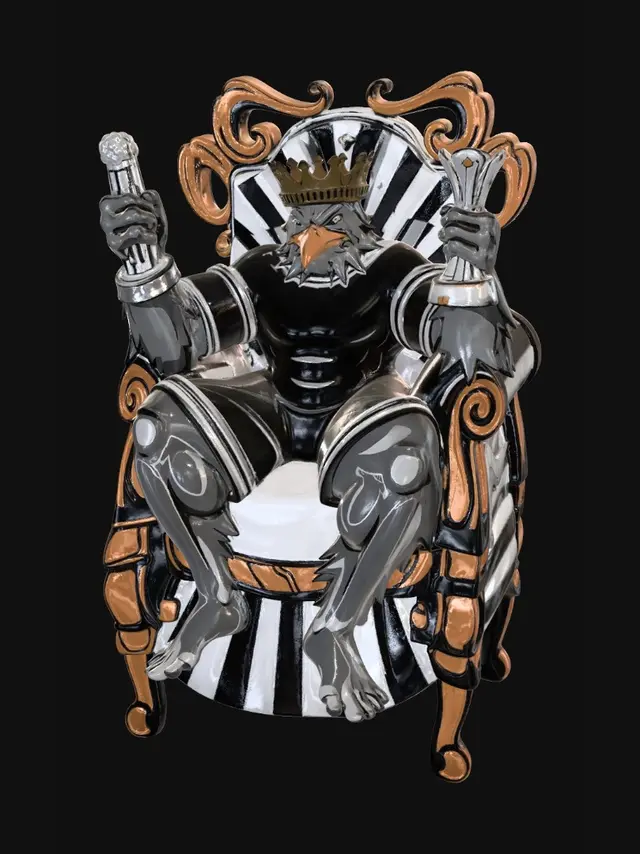 3D model for Regal Eagle on the Throne